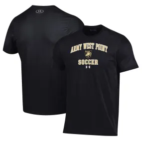 Under Armour Army Black Knights Black Soccer Arch Over Performance T-Shirt