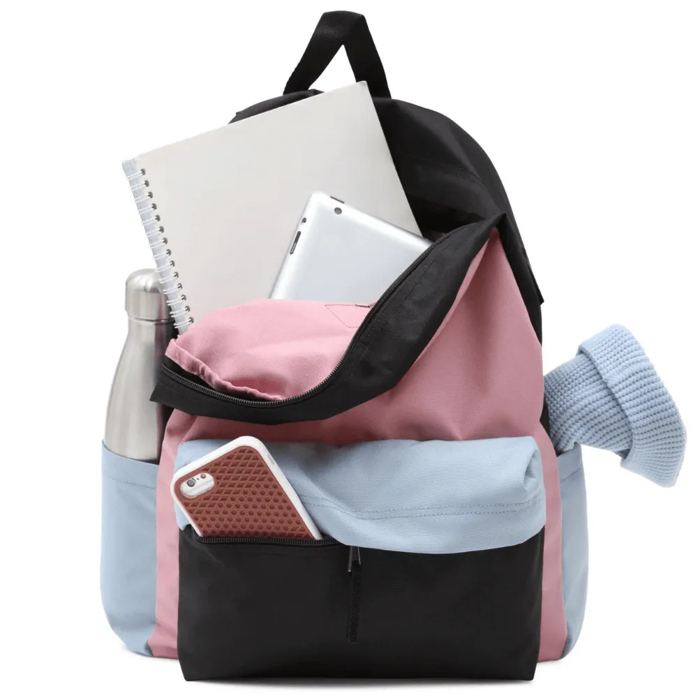 Vans Old Skool H2O Backpack in Pink Blue Combo