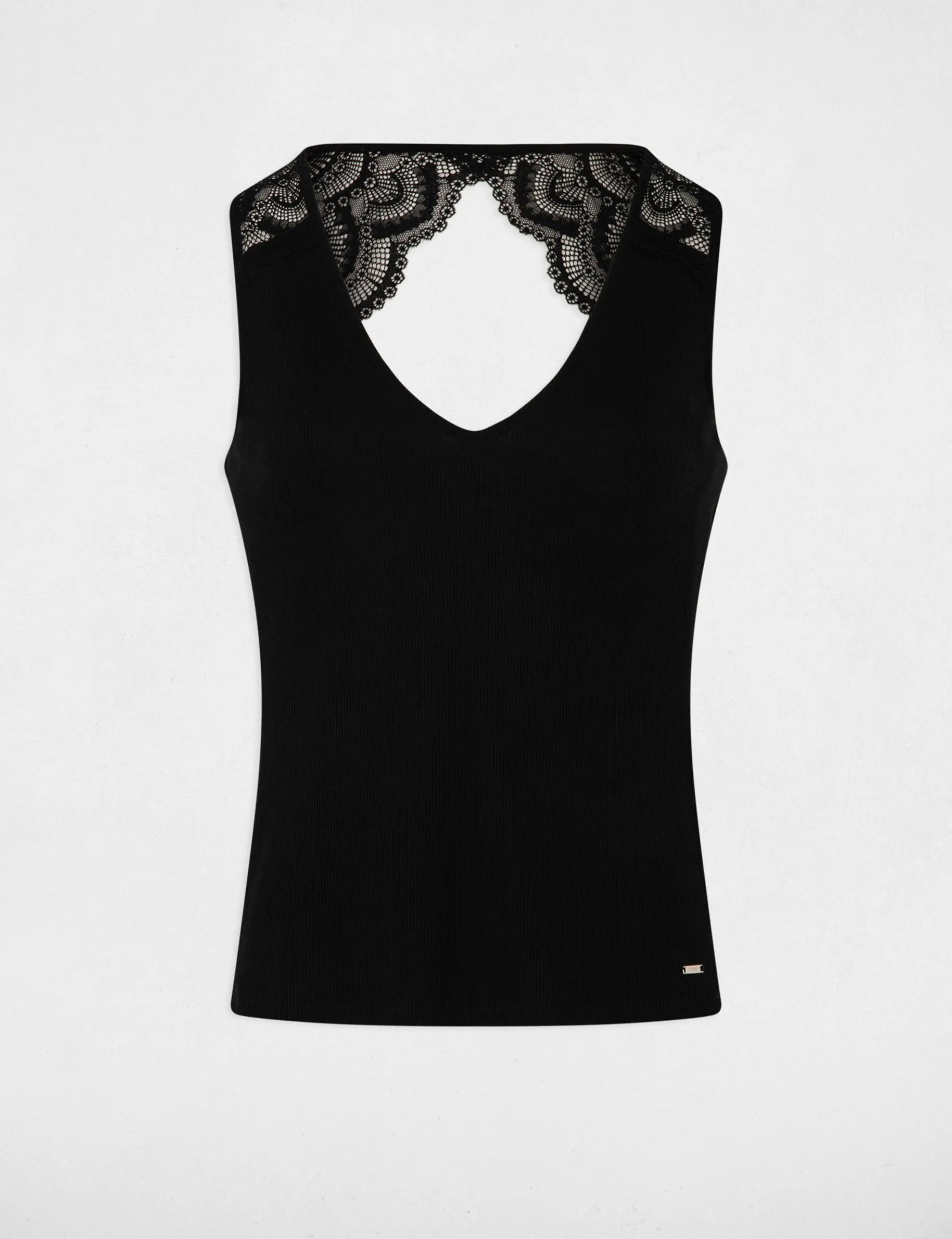 Vest top in lace black women