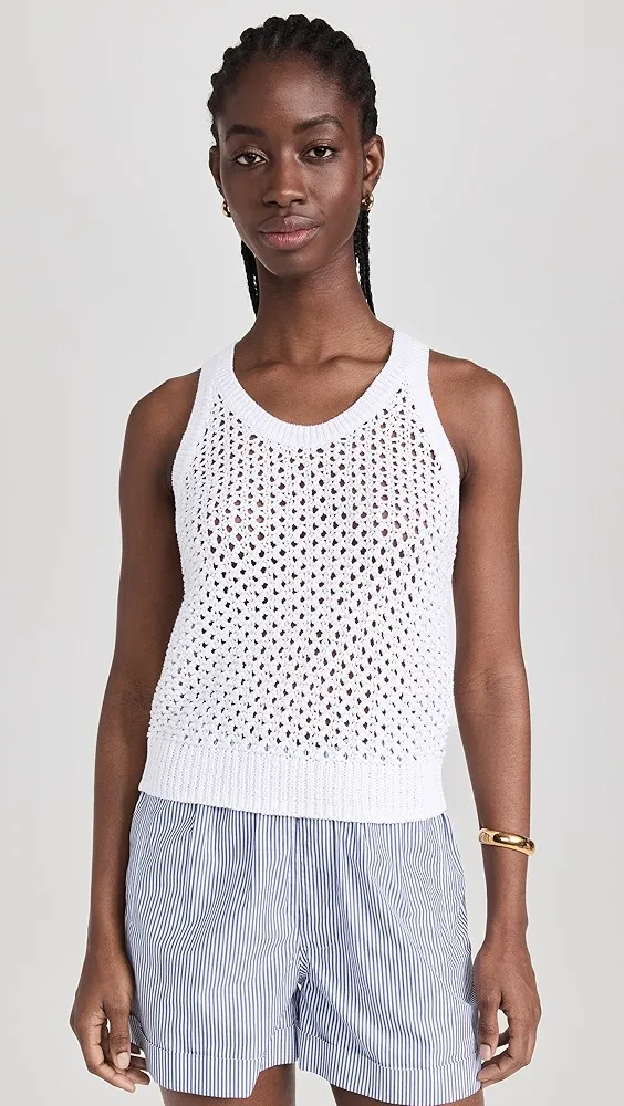 Vince   Mesh Stitch Tank 