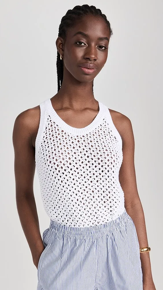 Vince   Mesh Stitch Tank 