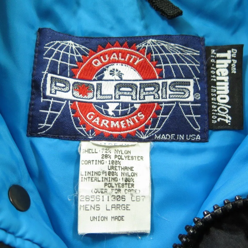 Vintage 90s Polaris Ski Jacket Mens L Indy Puffy Snowboard Union Made