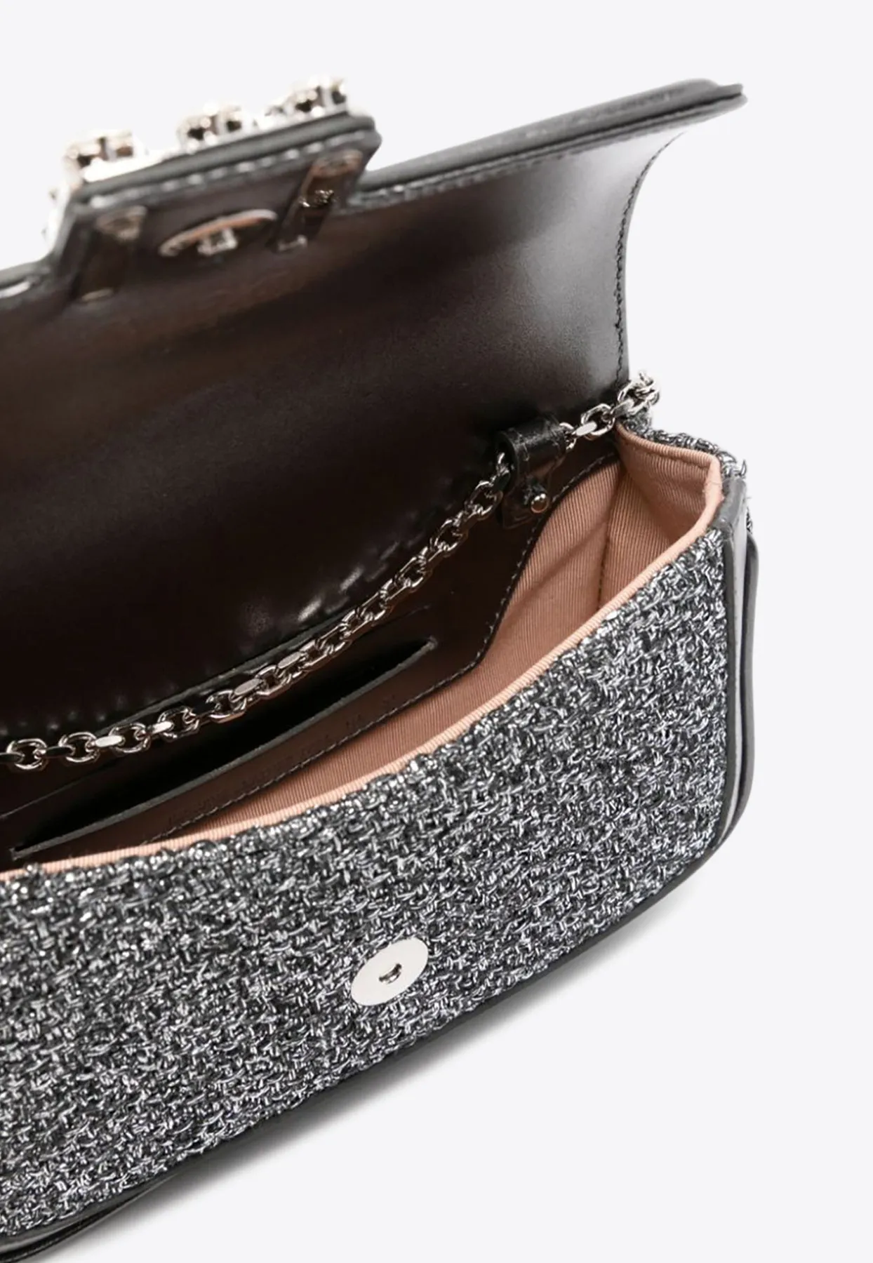 Viv' Jeu de Fille Metallic Clutch Bag