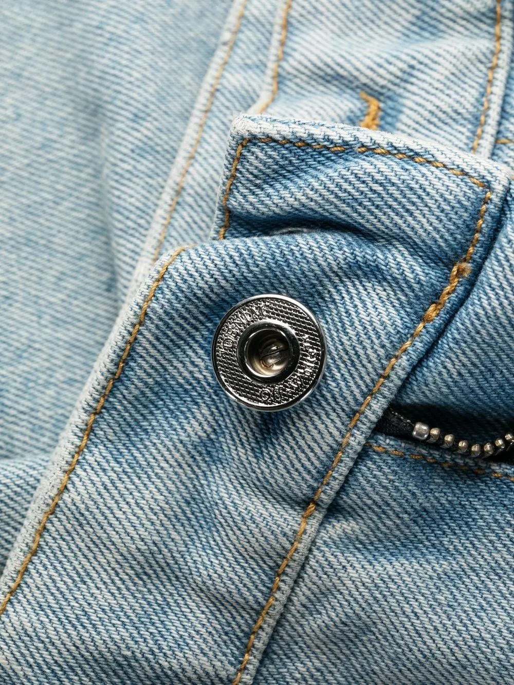 Washed denim jeans