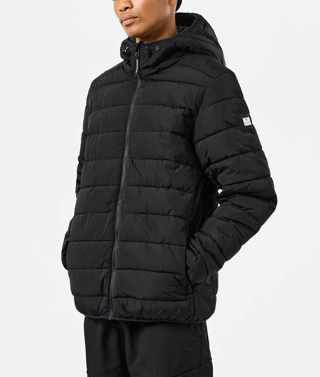 Weekend Offender La Guardia Padded Puffer Jacket Black
