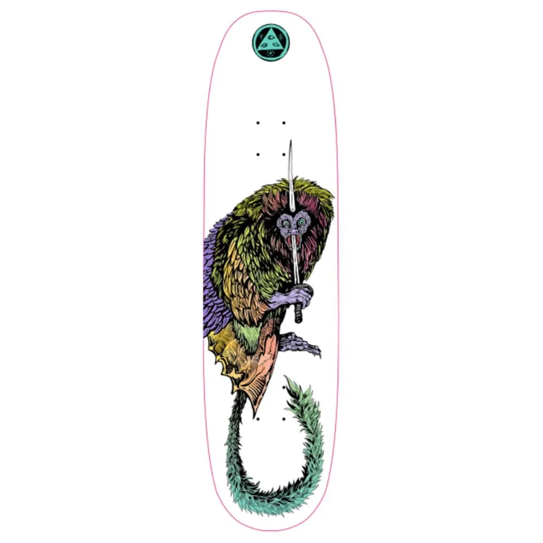 Welcome Skateboards Tamarin Moontrimmer 2.0 Shaped Skateboard Deck 8.5