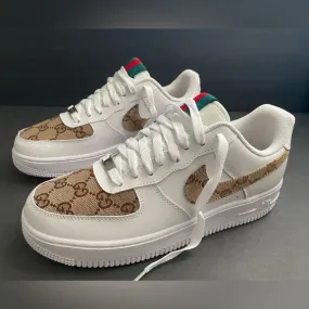 White & Brown  GG AF1