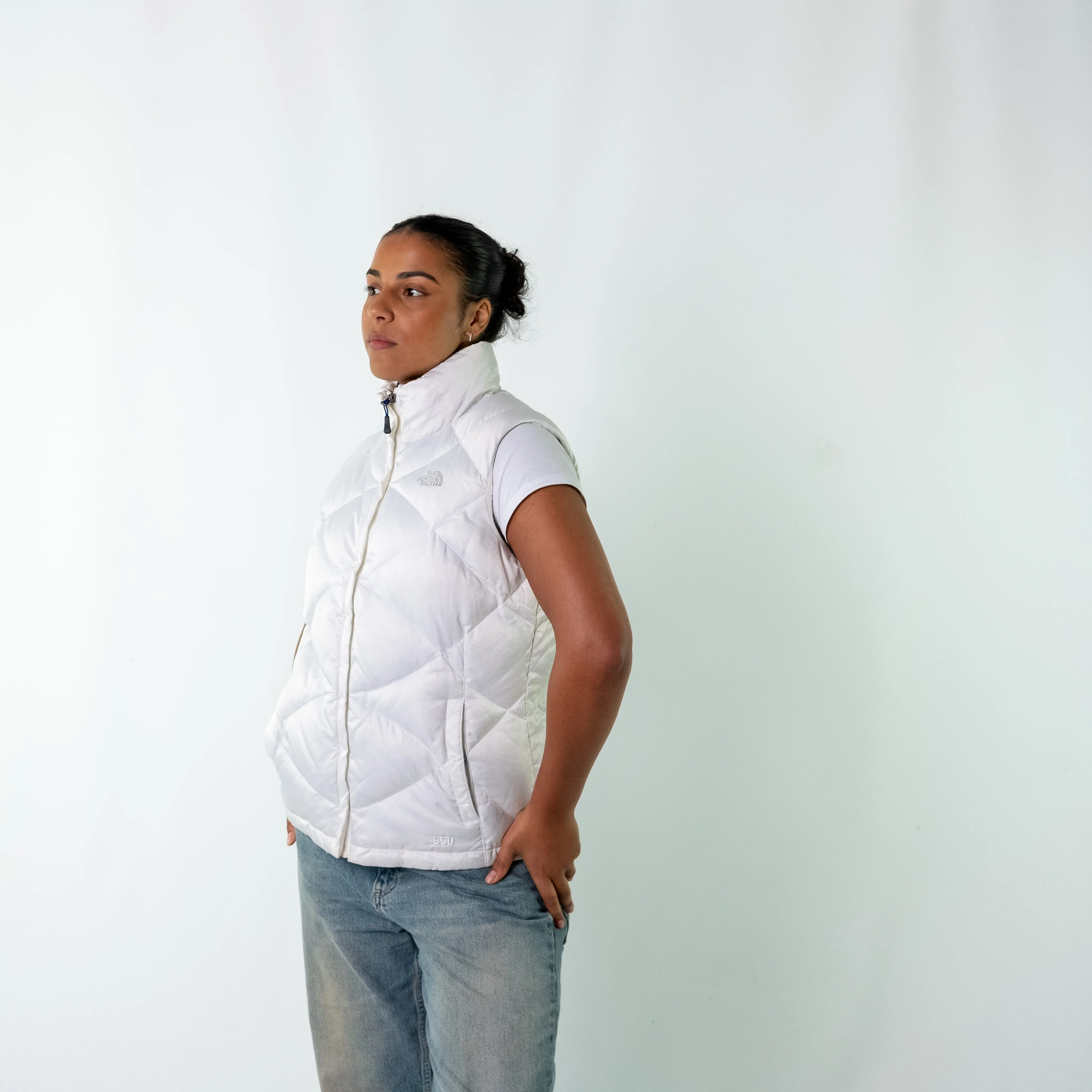 White y2ks The North Face Gilet (L)