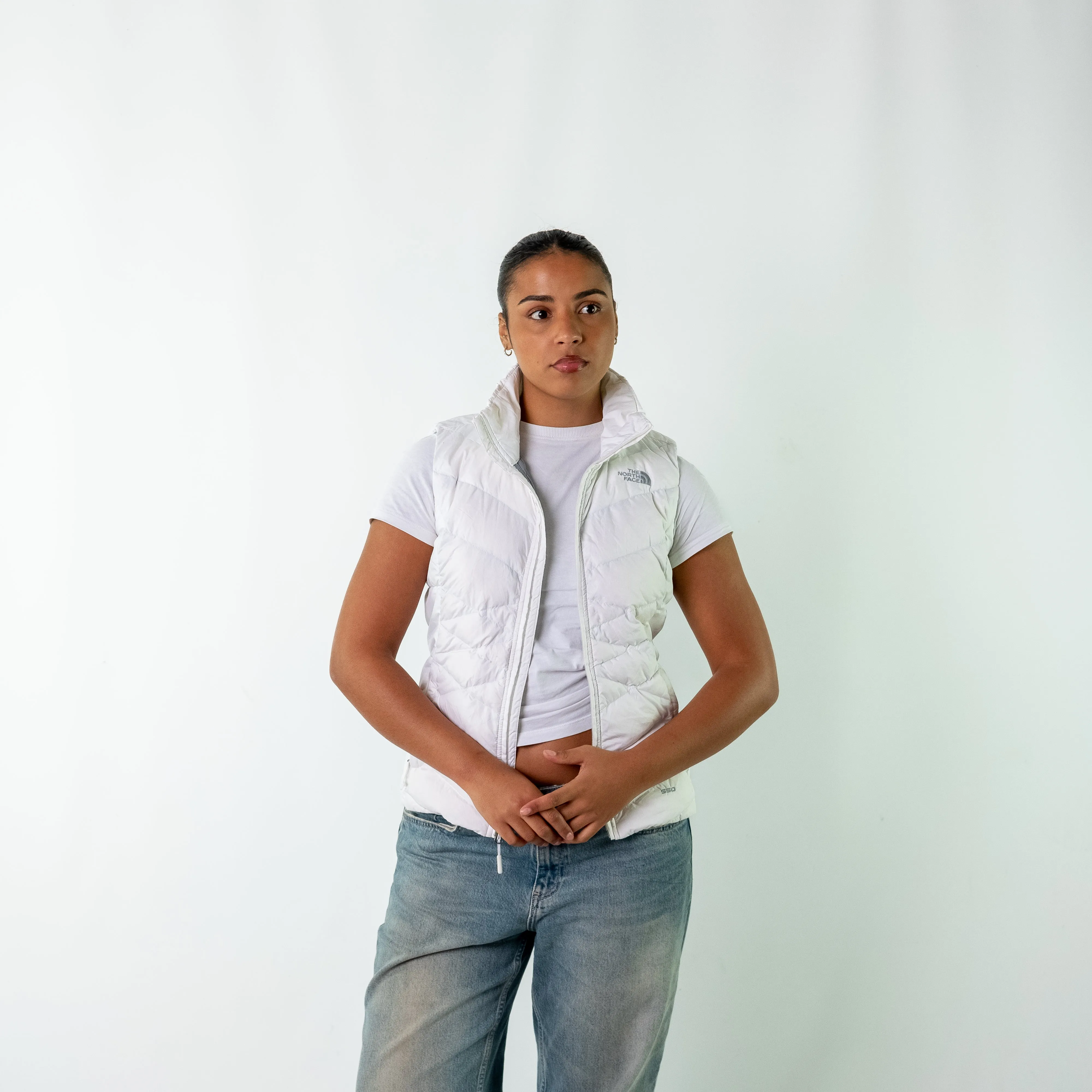 White y2ks The North Face Gilet (S)