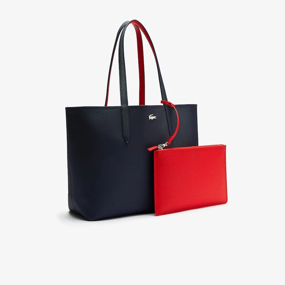 Women's Anna Reversible Two-Tone Tote Bag Blue / Red