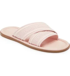 Womens Laurene Logo Slide Sandals - Pink