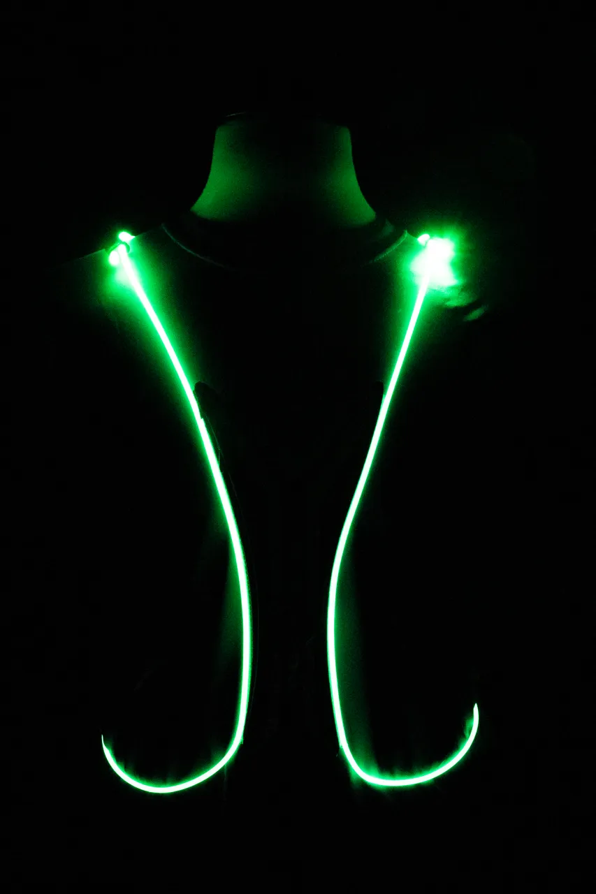 Xinglet Optic Beam Rechargeable Flashing Reflective Vest