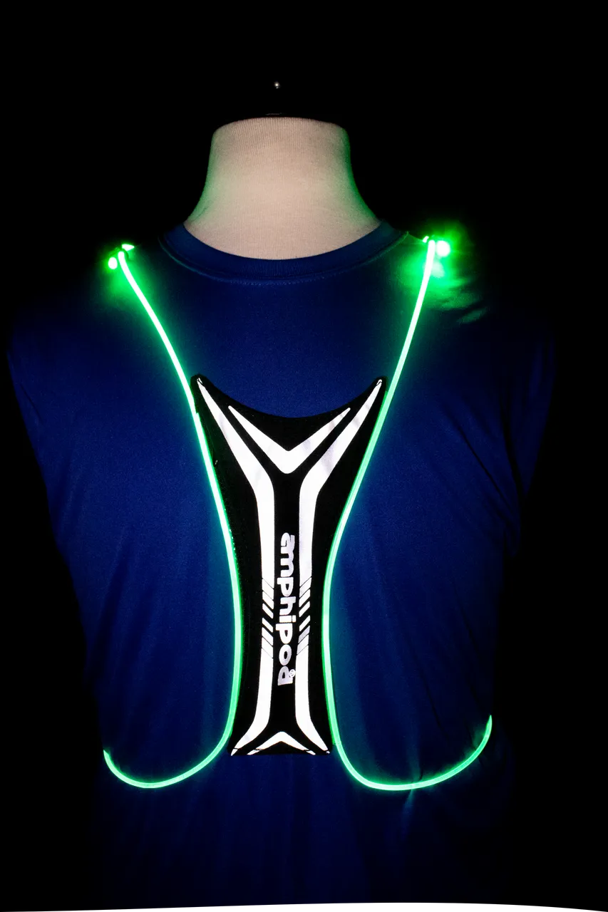 Xinglet Optic Beam Rechargeable Flashing Reflective Vest