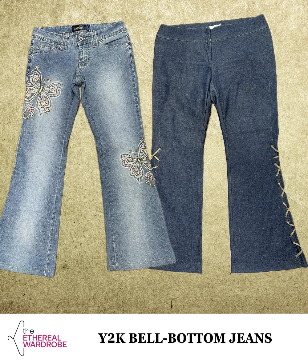 Y2K Flare Jeans for Women