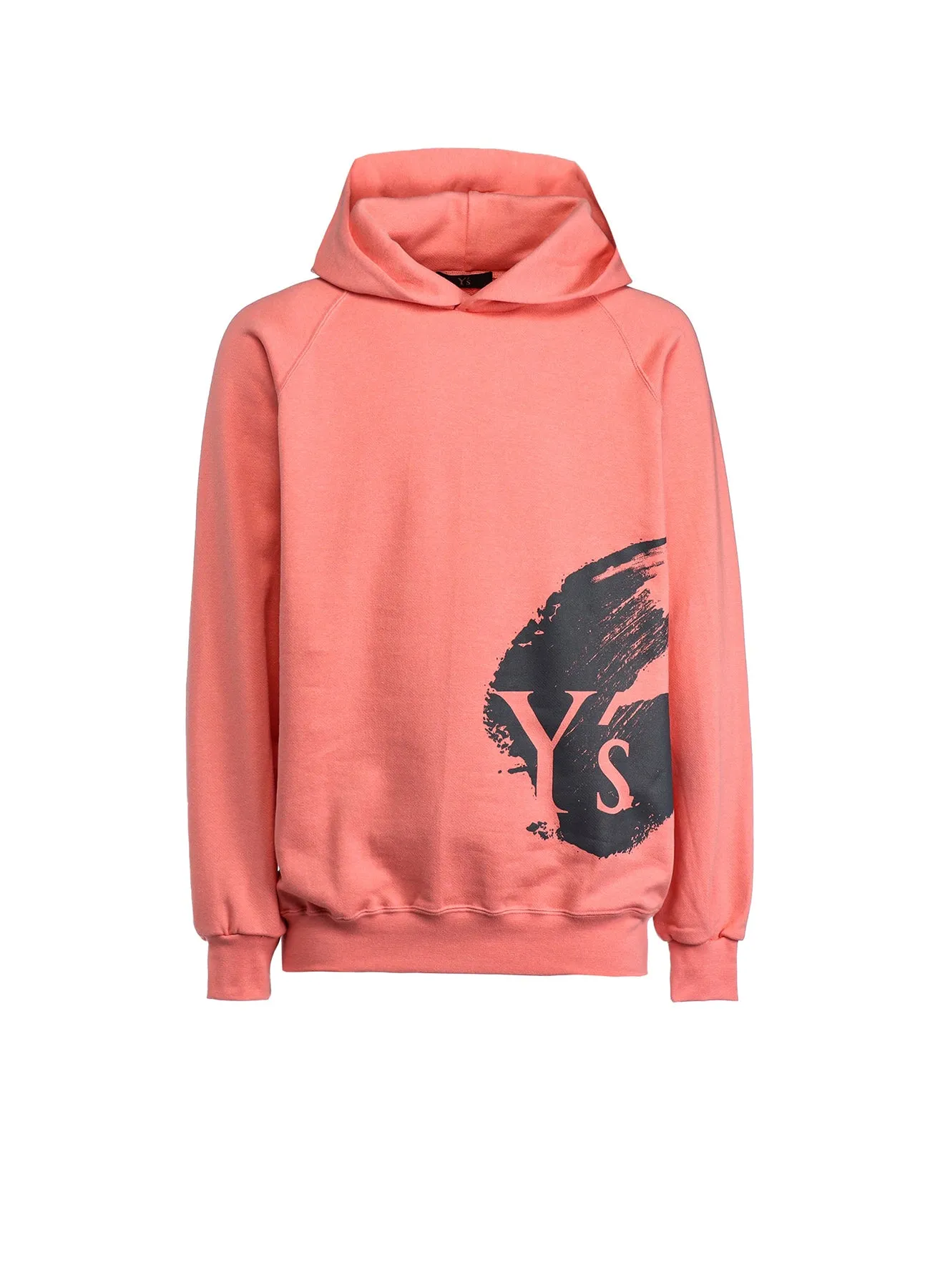 Y'S LOGO/BLUSH PRINT HOODIE