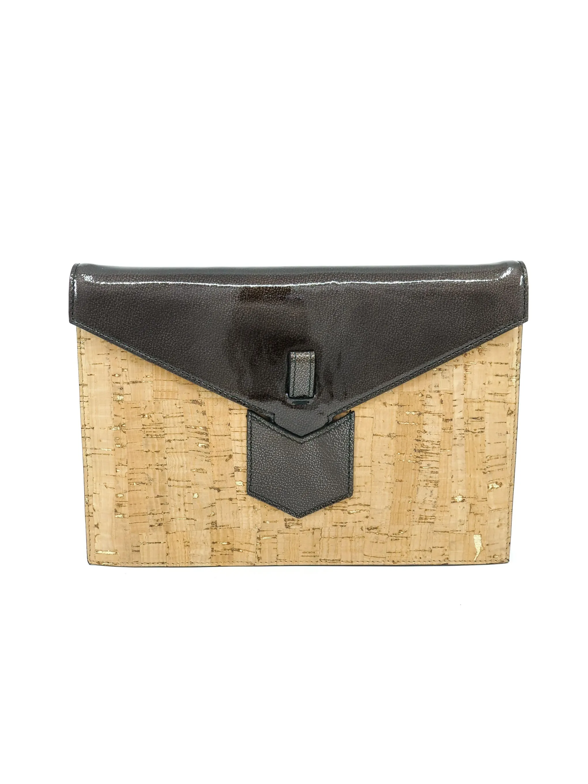 Yves Saint Laurent Cork Clutch