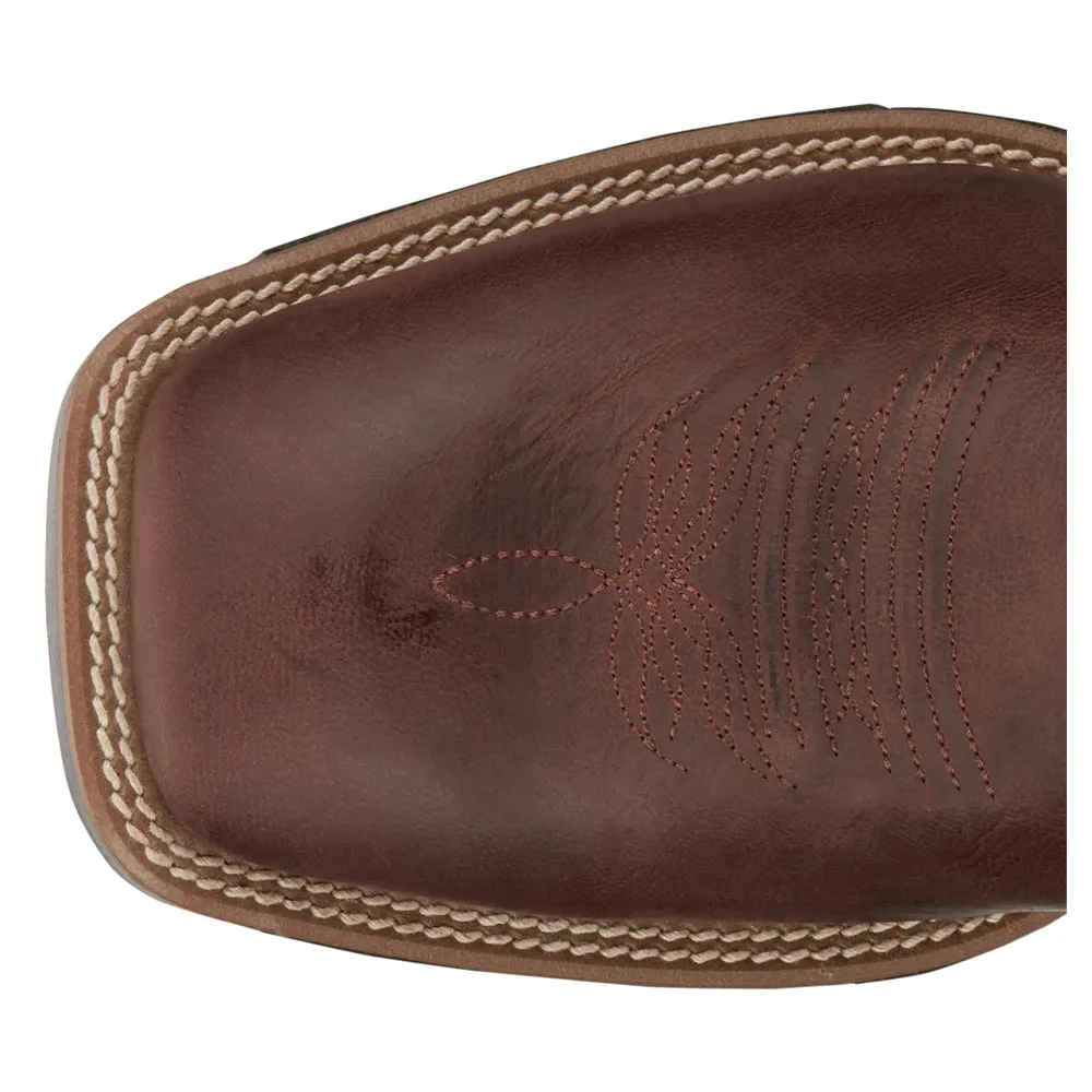 Zeke Wide Square Toe Cowboy Boots